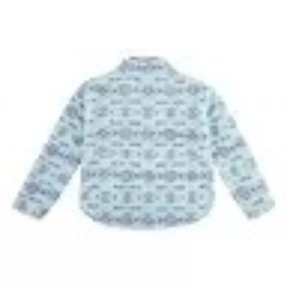 Hurley Girls‎ Sherpa Printed Quarter-Zip Jacket m 7/8 NWT